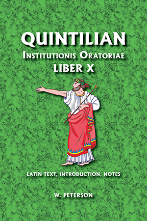 Quintilian Institutionis Oratoriae Liber X