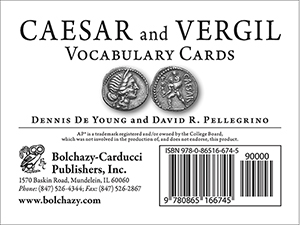 Caesar & Vergil AP* Vocabulary Cards