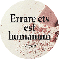 Errare est humanum.: To err is human